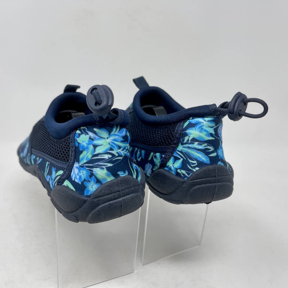 Lands End Water Shoes Women's Sz 7 Navy Floral 2400:J.7.1 - Picture 5 of 12